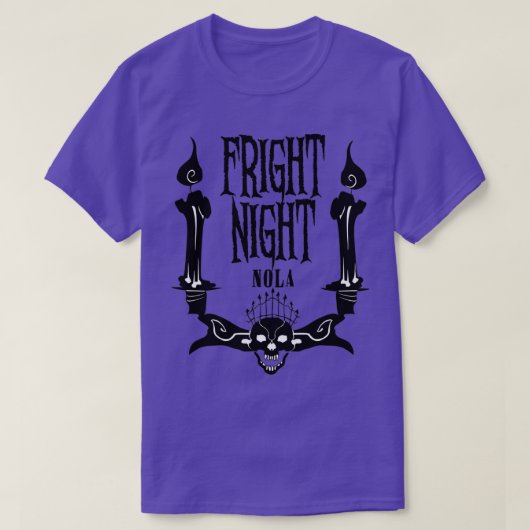 NOLA-Logo für die Nacht T-Shirt (Design vorne)
