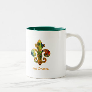 NOLA malte Lilie (2) Zweifarbige Tasse