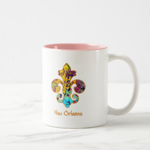 NOLA malte Lilie (4) Zweifarbige Tasse