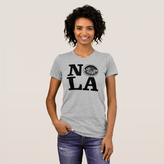 NOLA mit Meter-Abdeckung T-Shirt (Vorne ganz)
