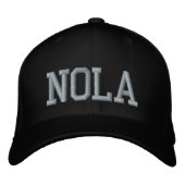 NOLA New Orleans Bestickte Baseballkappe (Vorderseite)