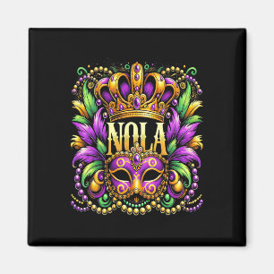 Nola New Orleans Karneval 2025 Magnet