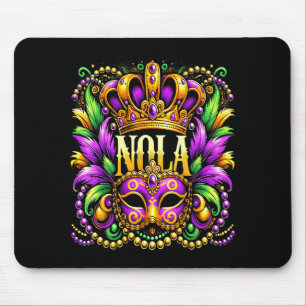 Nola New Orleans Karneval 2025  Mousepad