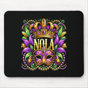 Nola New Orleans Karneval 2025  Mousepad