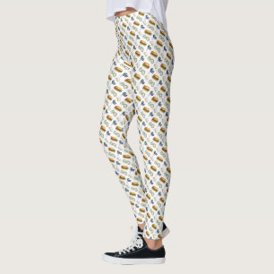 NOLA New Orleans Louisiana Mardi Gras Big Easy Leggings