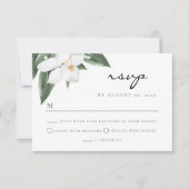 NOLA New Orleans Magnolia Wedding RSVP Postcard Einladung (Vorderseite)