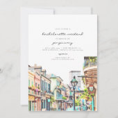NOLA | New Orleans Mardi Bachelorette Itinerary Einladung (Vorderseite)