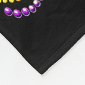 Nola New Orleans Mardi Gras 2025  Fleecedecke (Ecke)