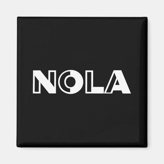 Nola New Orleans Tee Shirt Magnet (Vorne)