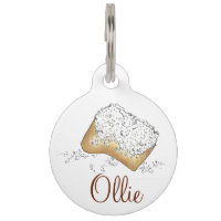 NOLA New Orleans Zuckerhut Patisserie Dog Pet Tag