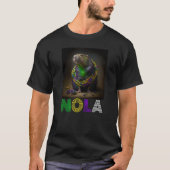 Nola Saying New Orleans Mardi Gras Nutria Rat  5 T-Shirt (Vorderseite)