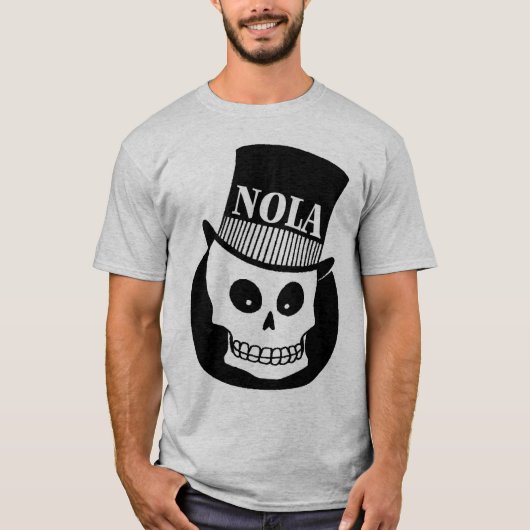 NOLA Skull in Top Hat (Vorderseite)