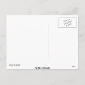 NOLa Snowman Card Feiertagspostkarte (Rückseite)