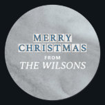 NOLA STREET TILES MERRY CHRISTMAS RUNDER AUFKLEBER<br><div class="desc">NEUE ORLEANS STREET TILES - NUR CHRISTMAS</div>