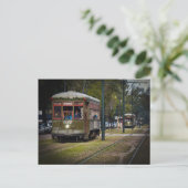 NOLA Streetcar Postkarte (Stehend Vorderseite)
