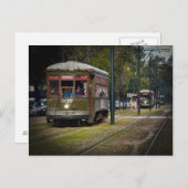 NOLA Streetcar Postkarte (Vorne/Hinten)
