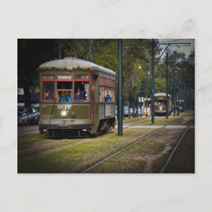NOLA Streetcar Postkarte