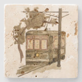 NOLA Streetcar Untersetzer (Vorderseite)
