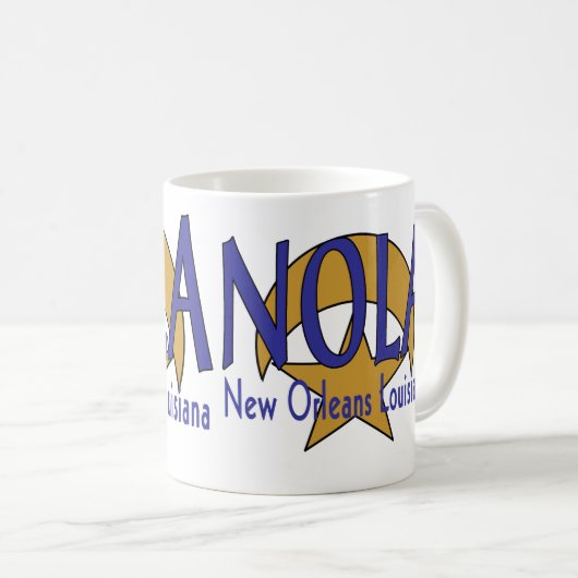 NOLA-Tasse Kaffeetasse (VorderseiteRechts)