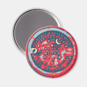 Nola-Wasserzähler Magnet (Vorderseite/Rückseite)