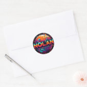 Nolan-Aufkleber Runder Aufkleber (Umschlag)