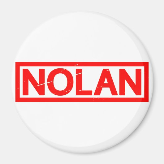 Nolan Briefmarke Magnet (Vorne)