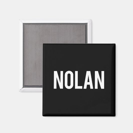 Nolan - Cool New Funny Name Fan Gift Tee  Magnet (Vorderseite/Rückseite)
