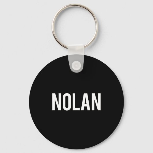 Nolan - Cool New Funny Name Fan Gift Tee  Schlüsselanhänger (Vorderseite)