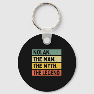 Nolan Der Mann der Mythos Die Legende Funny Person Schlüsselanhänger