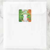 Nolan Irish Shield Quadratischer Aufkleber (Tasche)