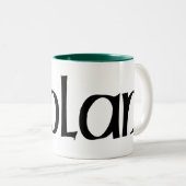 Nolan keltische Drache-Tasse Zweifarbige Tasse (VorderseiteRechts)