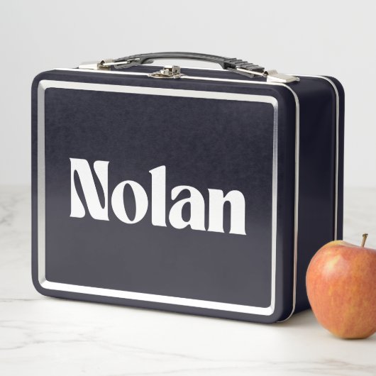Nolan Name Personalisiert Metall Brotdose (Beispiel)