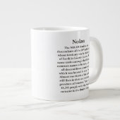 Nolan (O'Nuallain) Jumbo-Tasse (Vorderseite Rechts)
