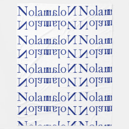 "Nolan" personalisierte Fleece-Decke Fleecedecke