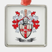 Nolan Wappen Ornament Aus Metall (Vorne)