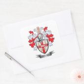 Nolan-Wappen Quadratischer Aufkleber (Umschlag)