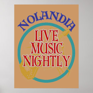 Nolandia Live Music Poster