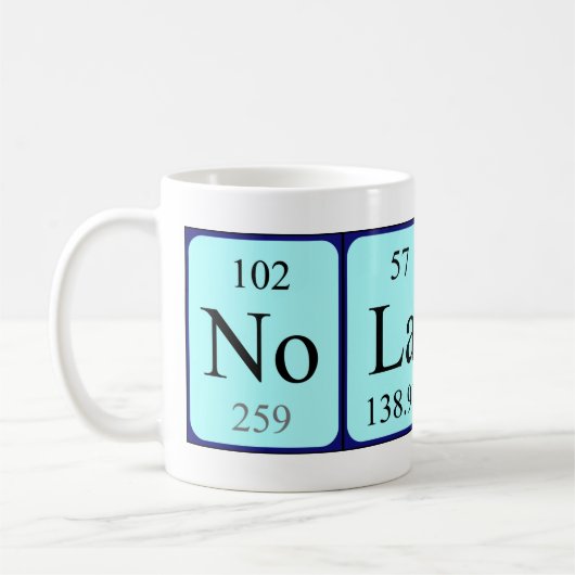 Nolann Periodenname Tasse (Links)