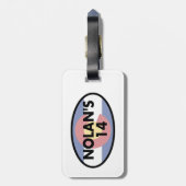 Nolans 14 Colorado Flag Oval Gepäckanhänger (Rückseite vertikal)