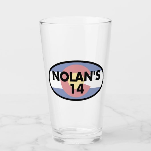 Nolans 14 Colorado Flag Oval Glas (Vorderseite)