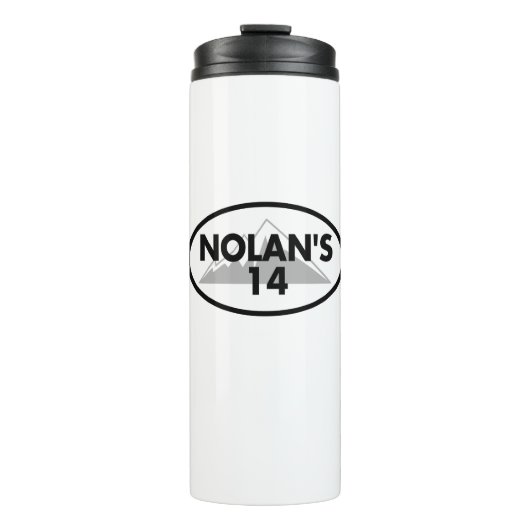 Nolans 14 Colorado Oval Thermosbecher (Vorderseite)