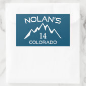 Nolans 14 Colorado Rechteckiger Aufkleber (Tasche)