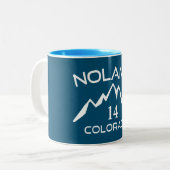 Nolans 14 Colorado Zweifarbige Tasse (Vorderseite Links)