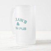 Nolans Irish Pub Mattglas Bierglas (Vorderseite Links)