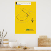 NolaRoutes YELLOW Poster (Küche)
