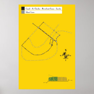 NolaRoutes YELLOW Poster