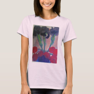 Nolde - Schwarze Irische und rote Tulips T-Shirt
