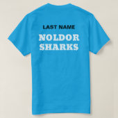Noldor House T - Shirt mit Fakultativpersonalisier (Design Rückseite)