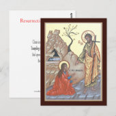 Noli Me Tangere-Gebetskarte Postkarte (Vorne/Hinten)