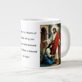 Noli Me Tangere Image and Greetings Jumbo-Tasse (Vorderseite Rechts)